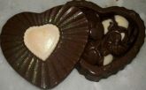Coração de chocolate com bombons - 1Kg